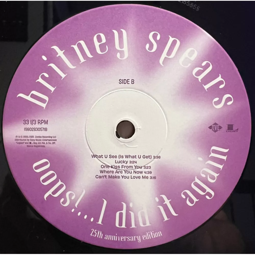 米LP Britney Spears Oops!...I Did It Again 19439753211S1 Jive, Legacy /00260 Oops!… I Did It Again (25th Anniversary) Deluxe 2LP