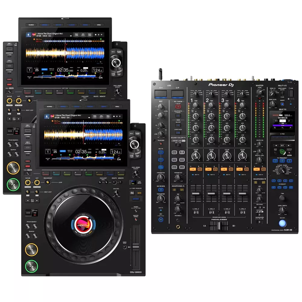 HIPHOP R&B DJmix コンピ系　62枚セット ALPHATHETA CDJ-3000X (coppia) + DJM-A9 Kit dj - Vendita online