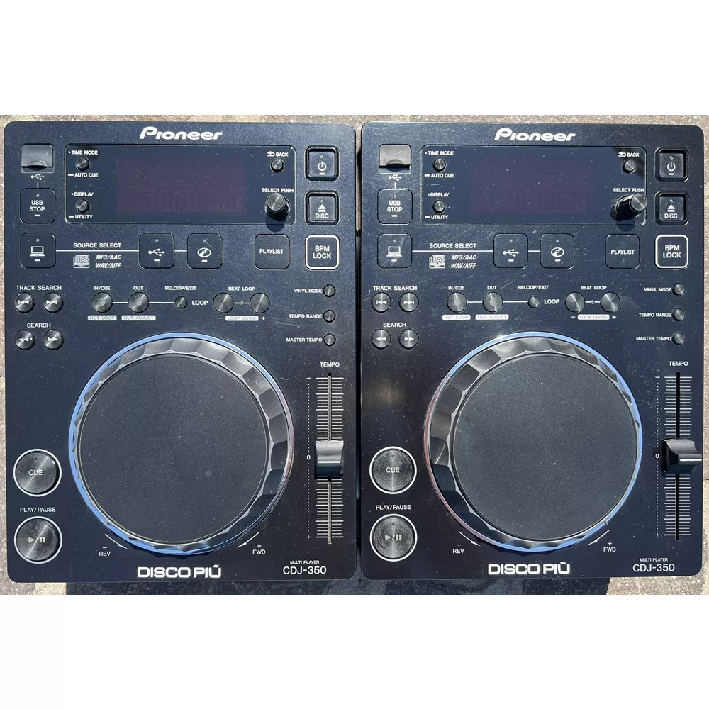 PIONEER DJ CDJ 350 K (coppia) (usato) CD players - Vendita online