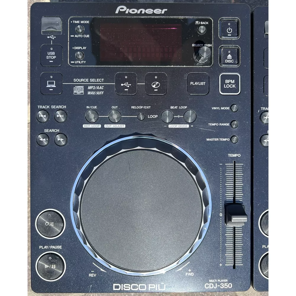 PIONEER DJ CDJ 350 K (coppia) (usato) CD players - Vendita online